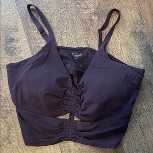 Athleta Women's Purple Ruched Top